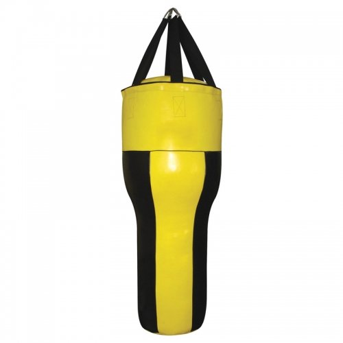 Upper Cut Punching Bag Genuine Leather Yellow & Black  Professional Combat Sports Manufacturer